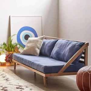 Indigo Wooden Sofa