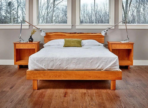 Live Edge Wooden Bed