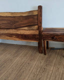Live Edge Wooden Bed