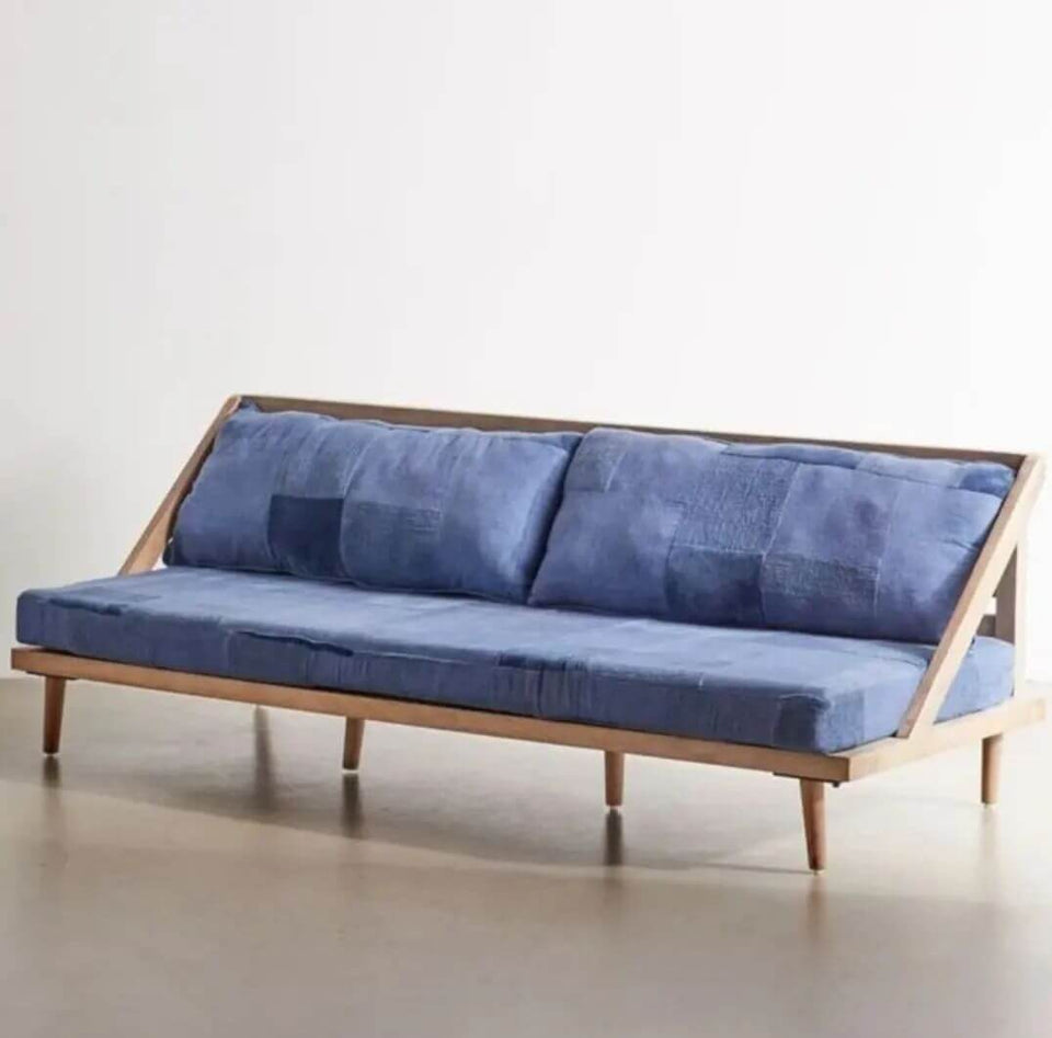 Indigo Wooden Sofa