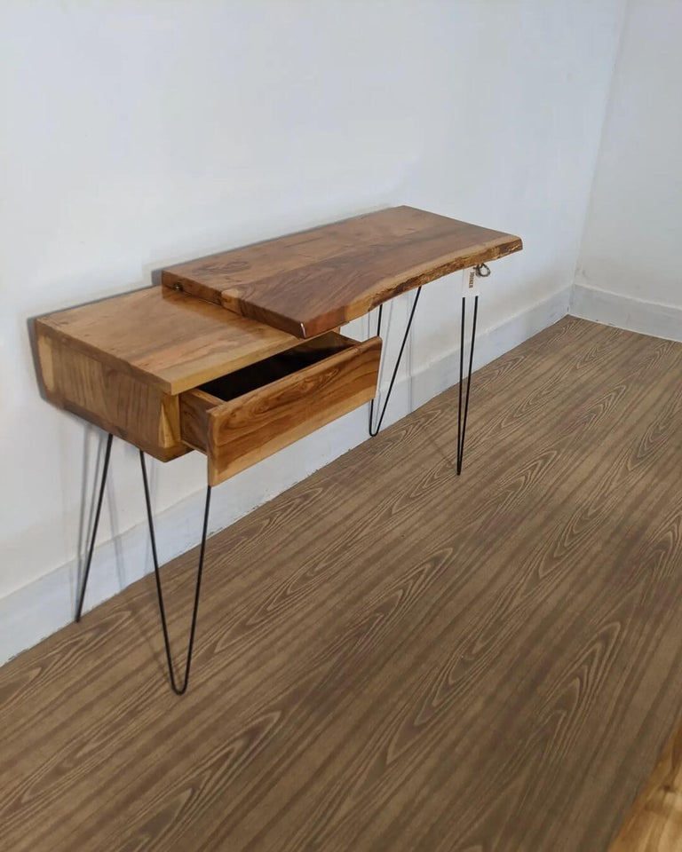 Live Edge Multi-purpose Wooden Desk