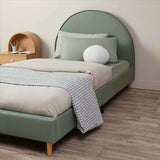 Imogen Single Bed-Sage Green
