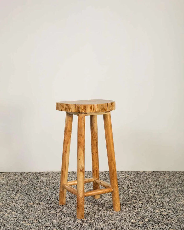 Exquisite Karai Acacia Wood Side Table
