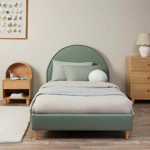 Imogen Single Bed-Sage Green