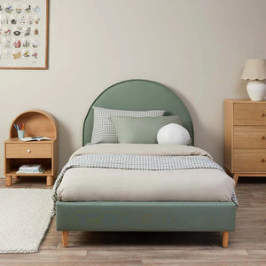 Imogen Single Bed-Sage Green