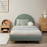 Imogen Single Bed-Sage Green