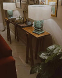 Rustic 8-Legged Entryway Console
