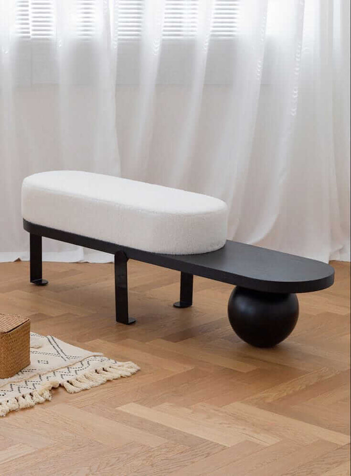 Nordic Ottoman Bench