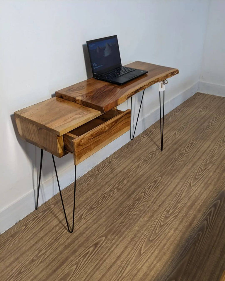Live Edge Multi-purpose Wooden Desk