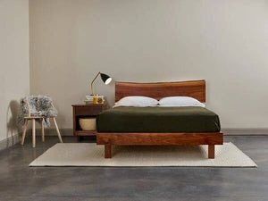 Live Edge Wooden Bed