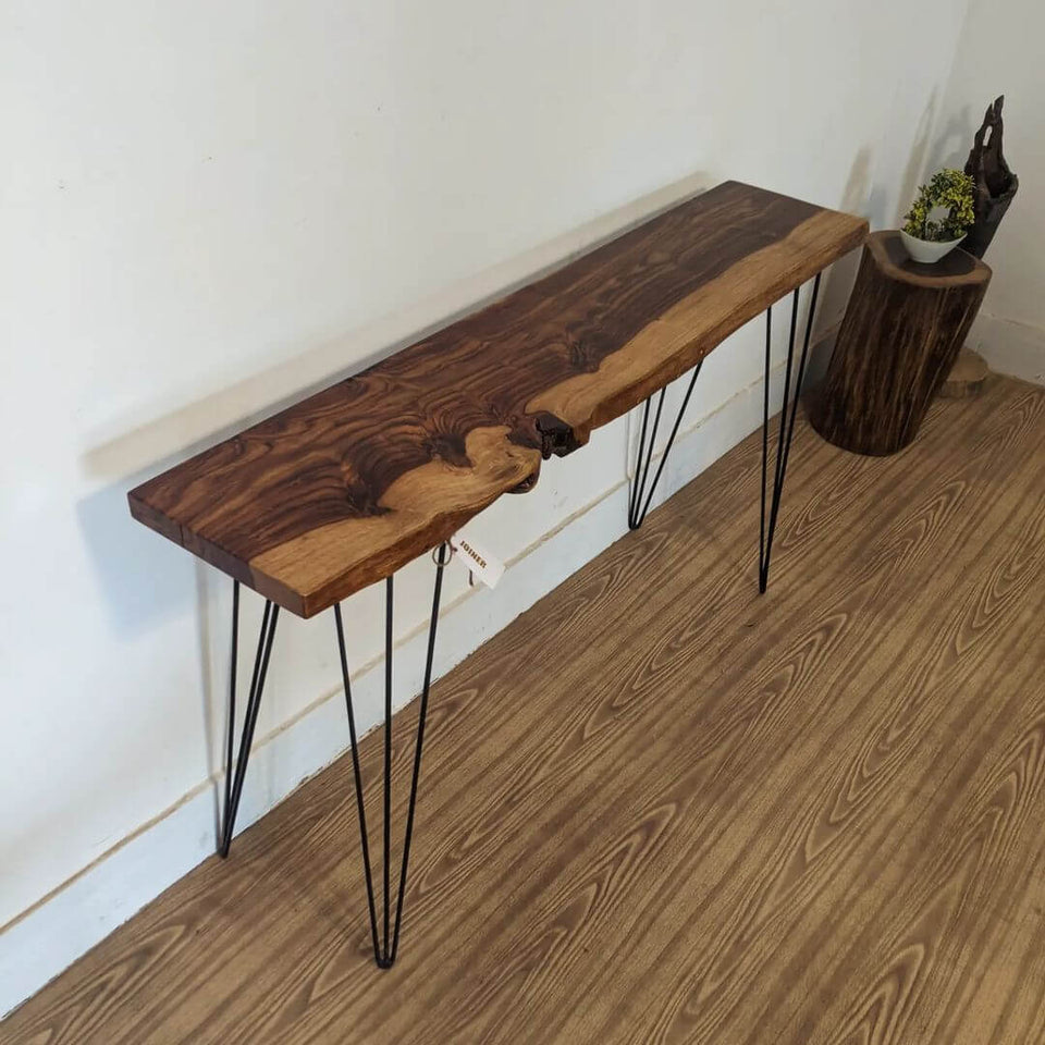 Live Edge Rosewood Console