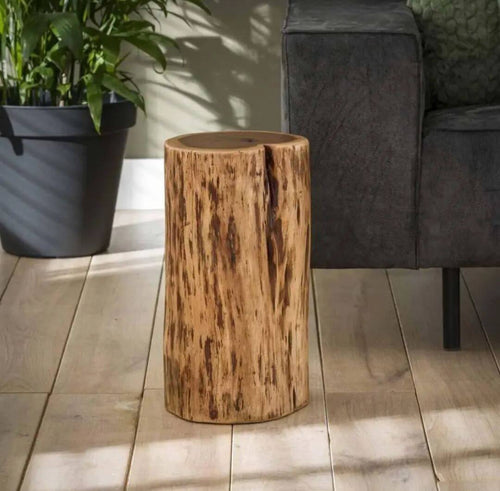 Acacia Tree Trunk Side Table