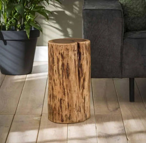 Acacia Tree Trunk Side Table