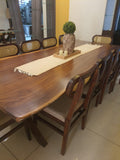 Riwaaj Dining Set with live Edge Table