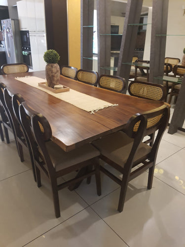 Riwaaj Dining Set with live Edge Table