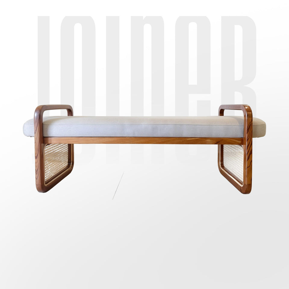 Sufi Rattan Bench